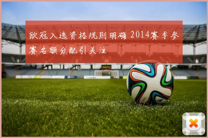 欧冠入选资格规则明确 2014赛季参赛名额分配引关注